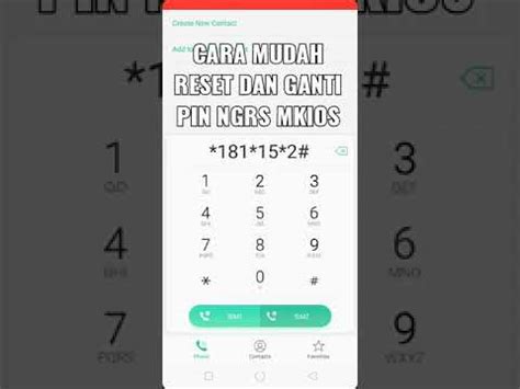 Maybe you would like to learn more about one of these? Cara Mudah Ganti Atau Reset Pin NGRS/MKIOS - YouTube