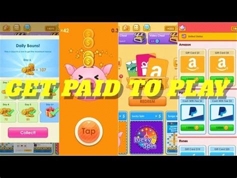 This is also why it can be a good idea to combine your game playing with the fact that most of these apps offer other ways to make money. Get Paid Money to Play Games | Easy Money via PayPal, Xbox, iTunes, Google Play, Amazon Gift ...