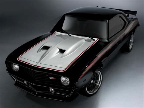 1969 Camaro Z28 Black Wallpaper