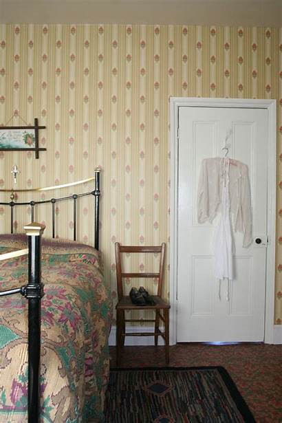 Bedroom 1920s Iron Replica 1890s Linoleum Bed