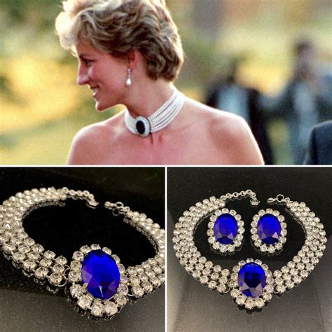 Princess Diana Necklace Imitation Lady Diana Costume Etsy