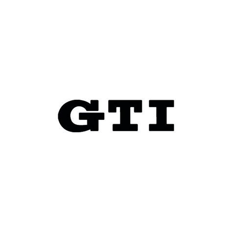 Volkswagen Gti Logo Cars Decals Passion Stickers