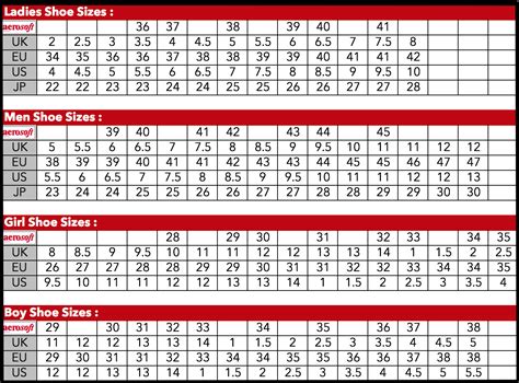 Find out which size is best for your measurements and get the right fit across trainers, shoes, boots and please note that size charts relate to asos own brand clothing and are designed to fit to the following body measurements. Size Charts - Aerosoft