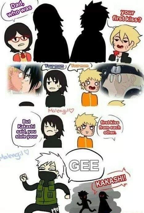 Funny Sasuke And Naruto First Kiss Memes Naruto Amino