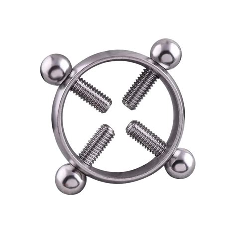 sexy alloy screw on nipple ring barbells body piercing jewelry cx17 screw piercing piercing