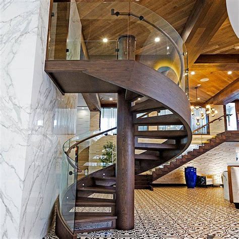 It fits onto the base plate at the bottom of your staircase. China Stable Center Post Spiral Staircase Design - China ...