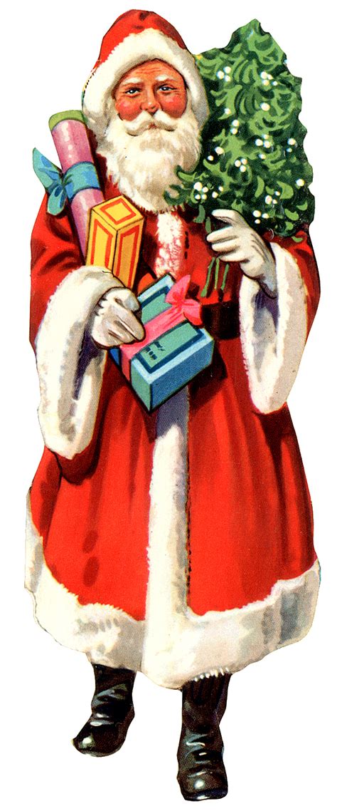 Free Vintage Clip Art Images Vintage Santa Claus Clipart