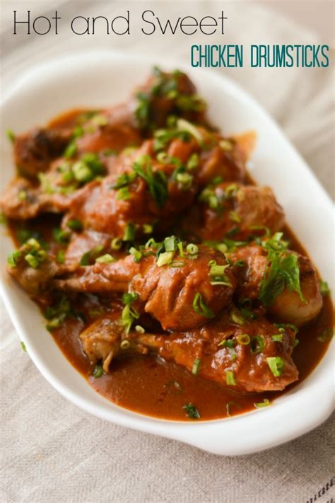 Thyme, hot sauce and black pepper lend flavor to this perfect weeknight dinner option. Hot and Sweet Chicken Drumsticks Recipe