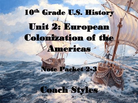 European Colonization Of The Americas Np 2 3