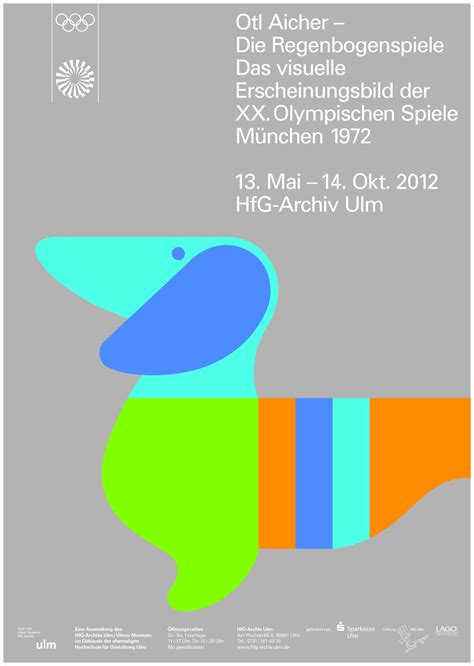 München Olympics 1972 Otl Aicher Leiskahommad 2016 17 Grafikdesign