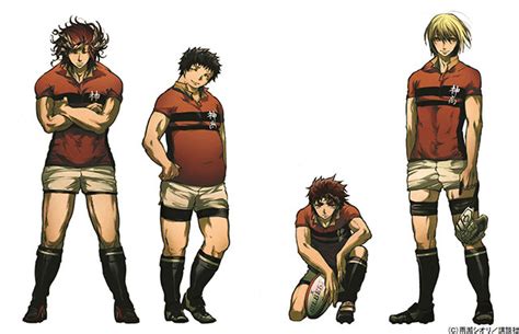All Out Rugby Animes Main Cast Revealed News Anime
