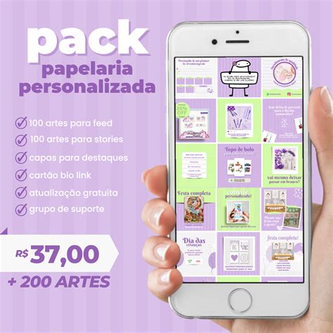 Pack Canva Papelaria Personalizada Ramusa Costa Hotmart