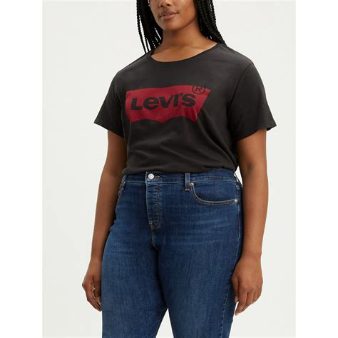 Levis Levis Womens Plus Size Perfect Graphic Short Sleeve T Shirt