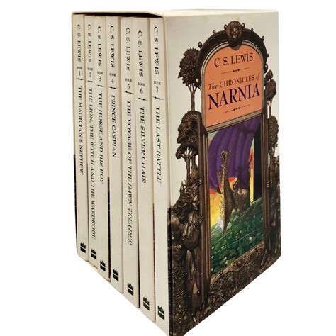 The Chronicles Of Narnia 7 Book Series Boxed T Set Cs Lewis