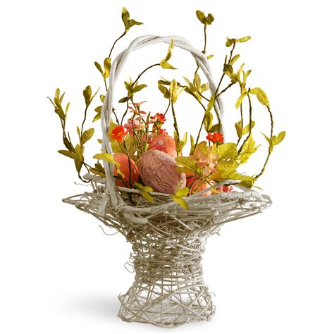 National Tree Co Easter Basket Flower Arrangements With Egg And Reviews