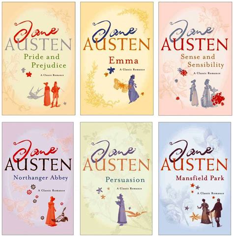 Jane Austen All Of Her Novels 6 Jane Austen Books Jane Austen