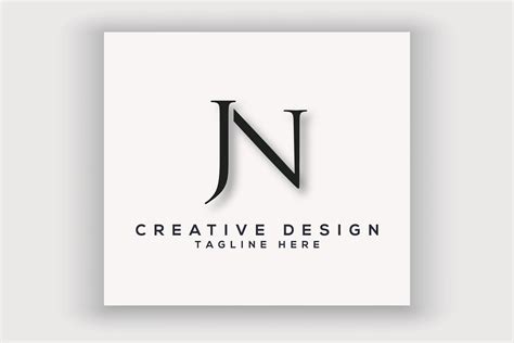 Jn Logo Gráfico Por Deepak Creative · Creative Fabrica