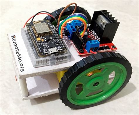 Wifi Controlled Robot Using Esp8266 6 Steps With Pictures