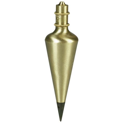 Stanley 47 973 Plumb Bob With Lacquered Polished Brass 8 Oz