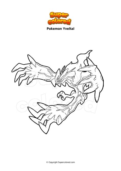 26 Best Ideas For Coloring Yveltal Coloring Pages