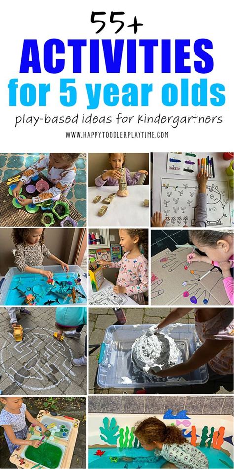 55 Easy Activities For 5 Year Olds Happy Toddler Playtime