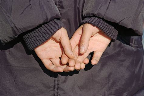 Palms Of Hands On Human Back Stock Image Image Of Pleasure Hands