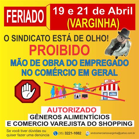 Isso é válido para todo o território nacional, exceto o estado do rio de janeiro, conforme estabelece a lei estadual nº 5.243/2008. Feriado Sexta-Feira Santa e Tiradentes em Varginha
