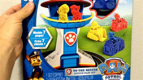 Paw Patrol To The Rescue Dough Play Set Youtube