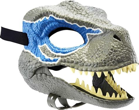 Jurassic World Toys Dominion Velociraptor Blue Dinosaur Mask Movie Inspired Role