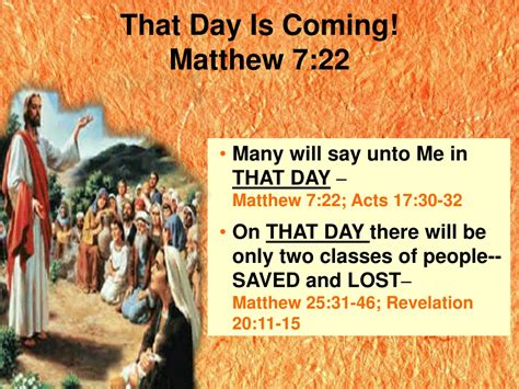 Ppt Five Truths That Many Do Not Want To Think About Matthew 721 23
