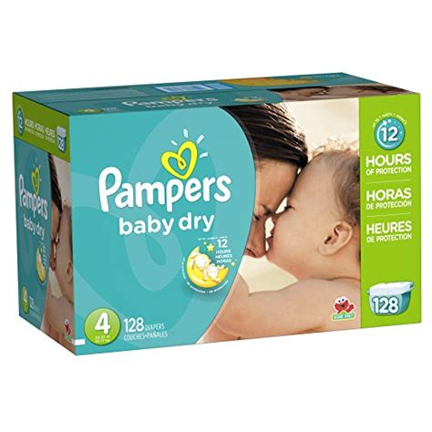 Pampers Baby Dry Diapers Size 4 128 Count 2869