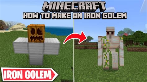 How To Make An Iron Golem In Minecraft 117 Minecraft Tutorial Youtube