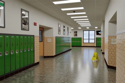 School Hallway Blender