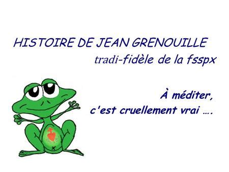 Histoire De La Grenouille Ppt T L Charger