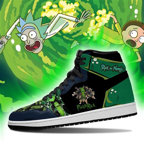 Rick And Morty Air Jordan Custom Shoes M307 Customized Products