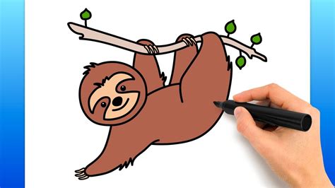 Diy Sloth Printable Drawings