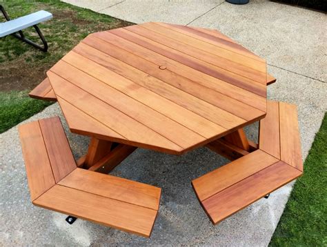 10 Easy Octagon Picnic Table Plans To Build For Garden