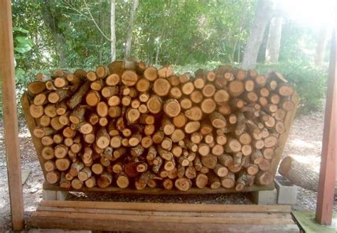 Easy Outdoor Diy Firewood Rack From Cinder Blocks 1001