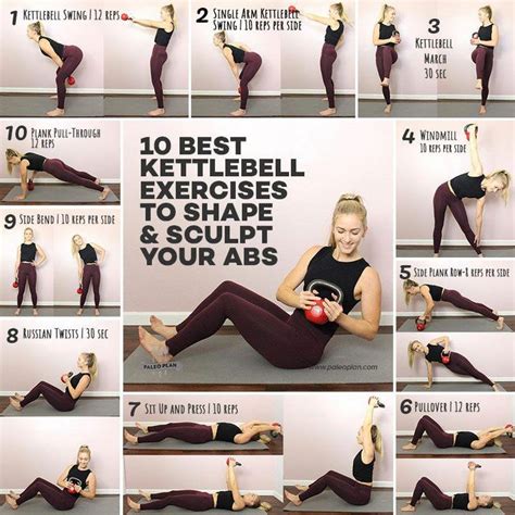 Best Kettlebell Exercises To Shape Sculpt Your Abs Best Kettlebell Exercises Kettlebell