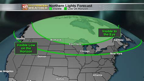 Northern Lights Possible Monday Night Weather Forecast Interferes