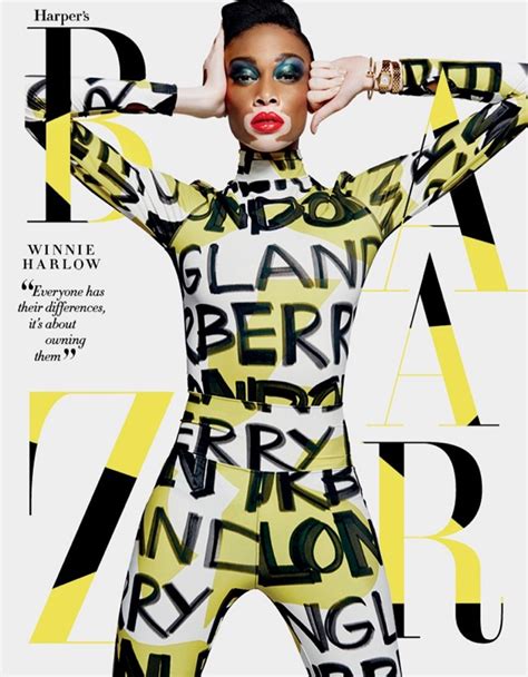 Winnie Harlow Harpers Bazaar Singapore 2018 Cover Editorial