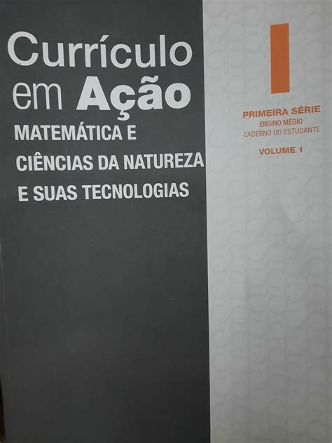 Currículo Em Ação Matemática Ciências Da Natureza E Ciências Humanas