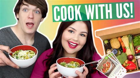 Trying Hello Fresh With James Veggie Meal Plan Youtube