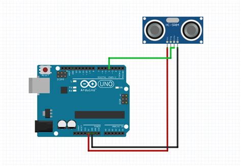 Rangkaian Program Ultrasonic Hcsr 04 Hanya Dengan 1 Pin Digital Arduino Kelas Robot