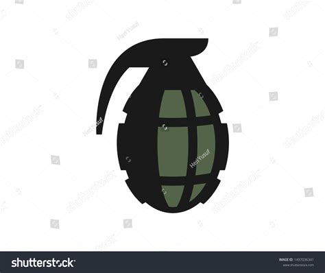 Grenades Logo Design Vector Grenade Symbol Stock Vector Royalty Free