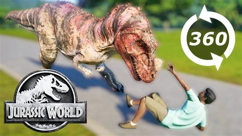 🦖 360 Video Jurassic Park Dinosaur Eating Human Person Jurassic World