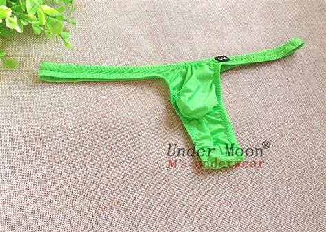 Men S Sexy Cool Silk Thongs Tight Pick Pouch Men Sex Toy Underwear Transparent Fashion T Back