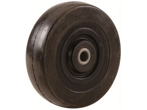 8 Inch Hand Truck Replacement Wheel Solid Rubber 2 12 Inch Ribbed