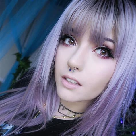 Berina cream hair dye permanent color purple punk emo go a6. Girls with light purple hair Model @theledabunny _ _ # ...