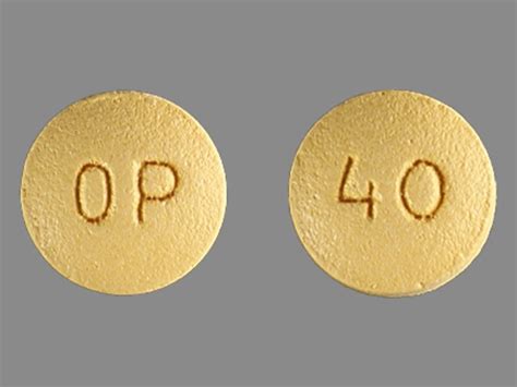 Op 40 Pill Yellow Round 7mm Pill Identifier